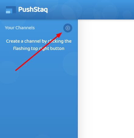 pushstaq create a channel