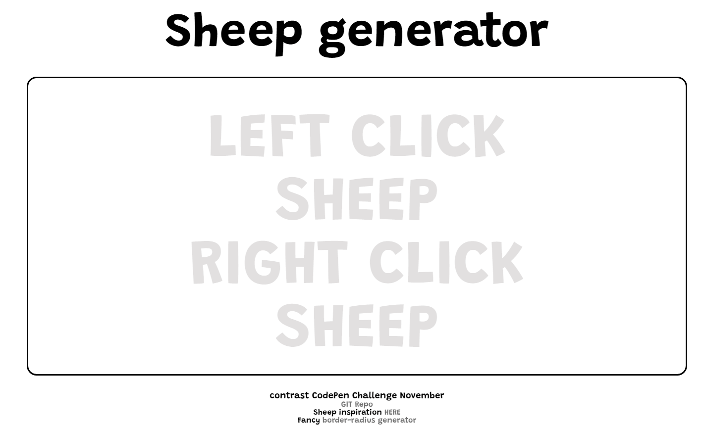 Sheep generator