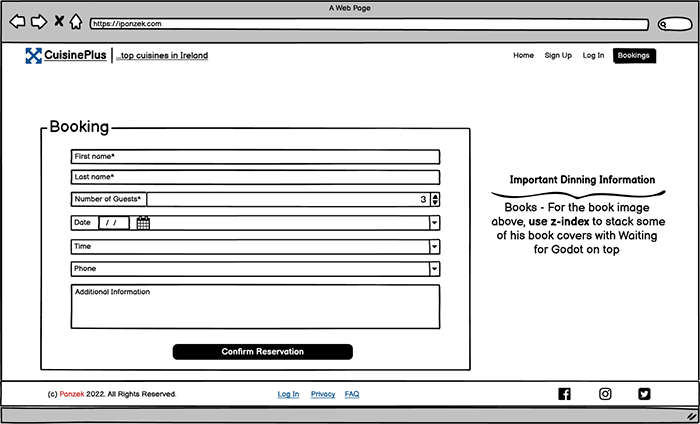 Desktop - Bookings