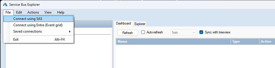 Event Grid Entra menu is a different path
