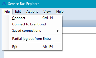 Event Grid Entra menu is a different path