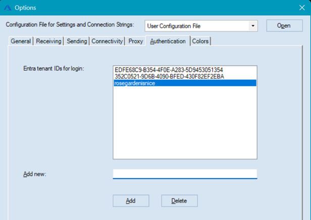 Entra Tenant ID list