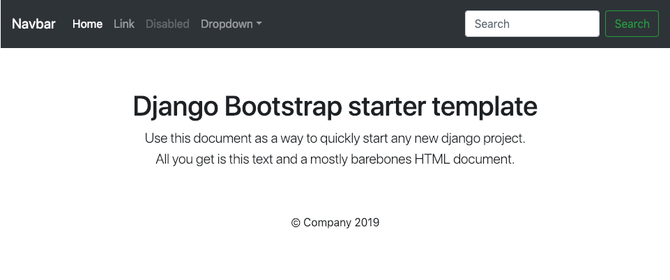 GitHub - Papagoat/django-bootstrap4-boilerplate: A Django Boilerplate ...