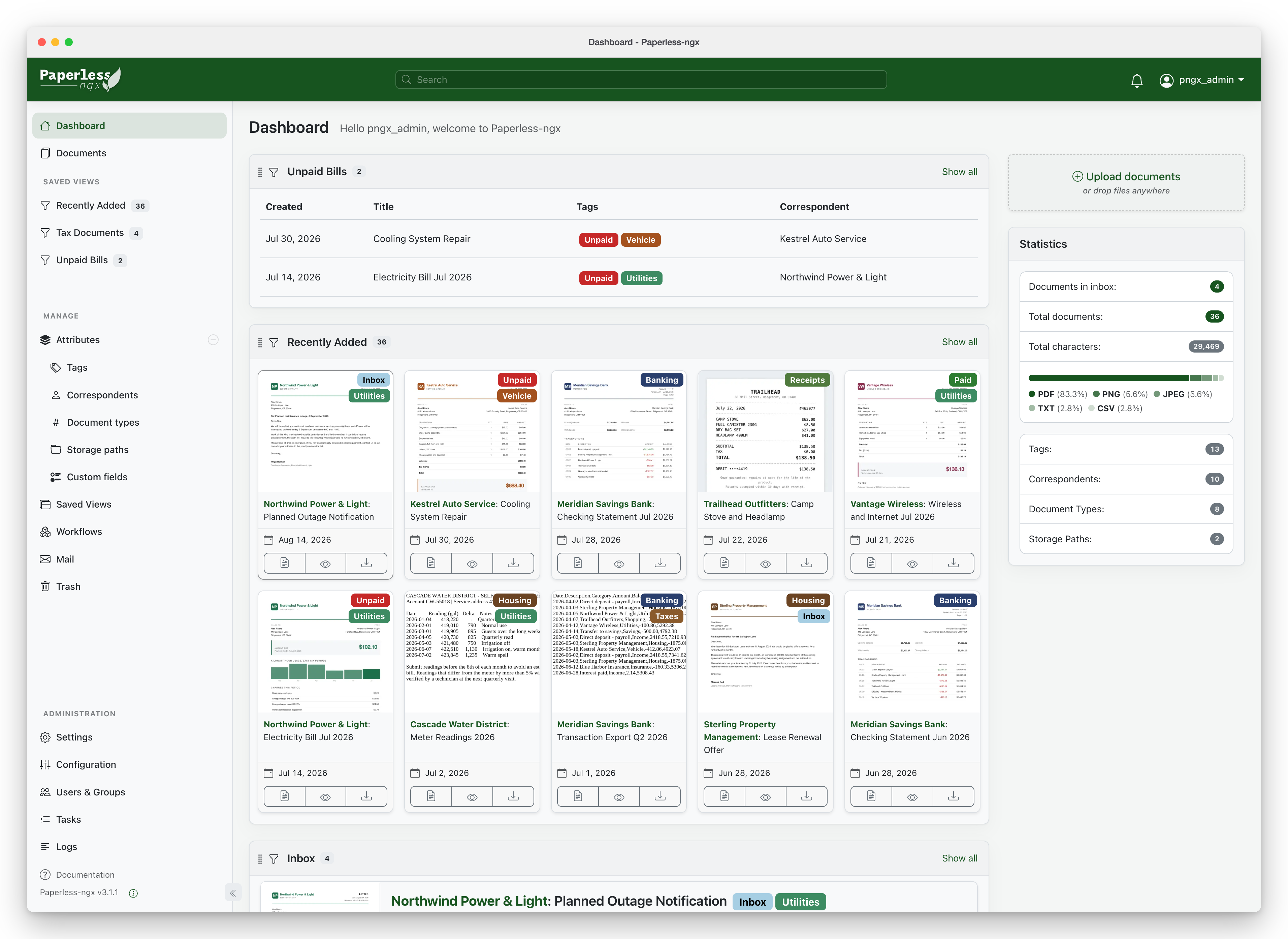 Paperless-ngx screenshot 2