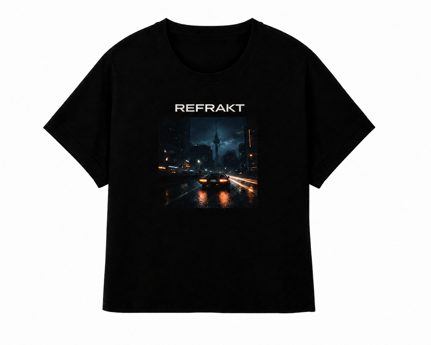 Black REFRAKT T-shirt