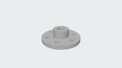 阶梯法兰盘 CAD
