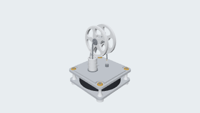 低温差斯特林展示机 CAD