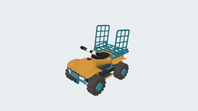 运输四轮 ATV CAD