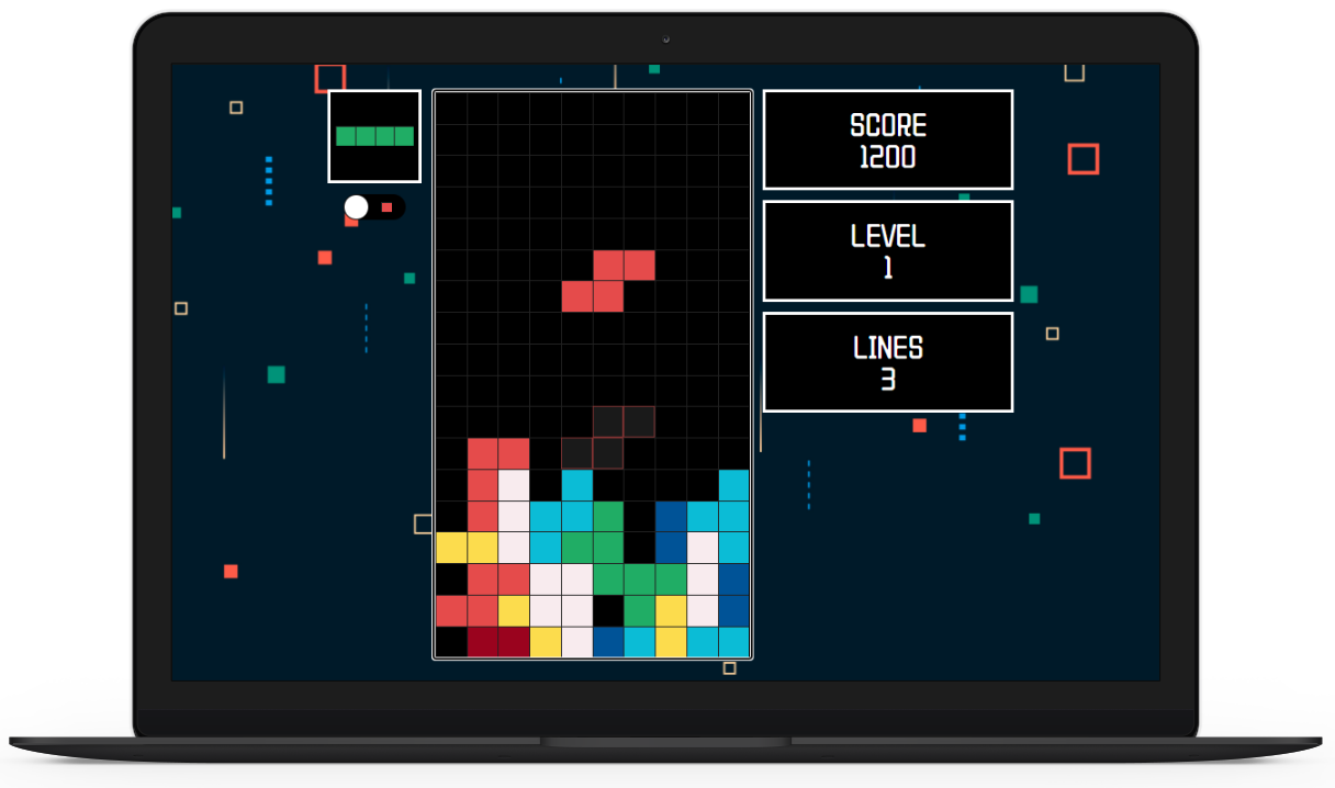 React tetris desktop