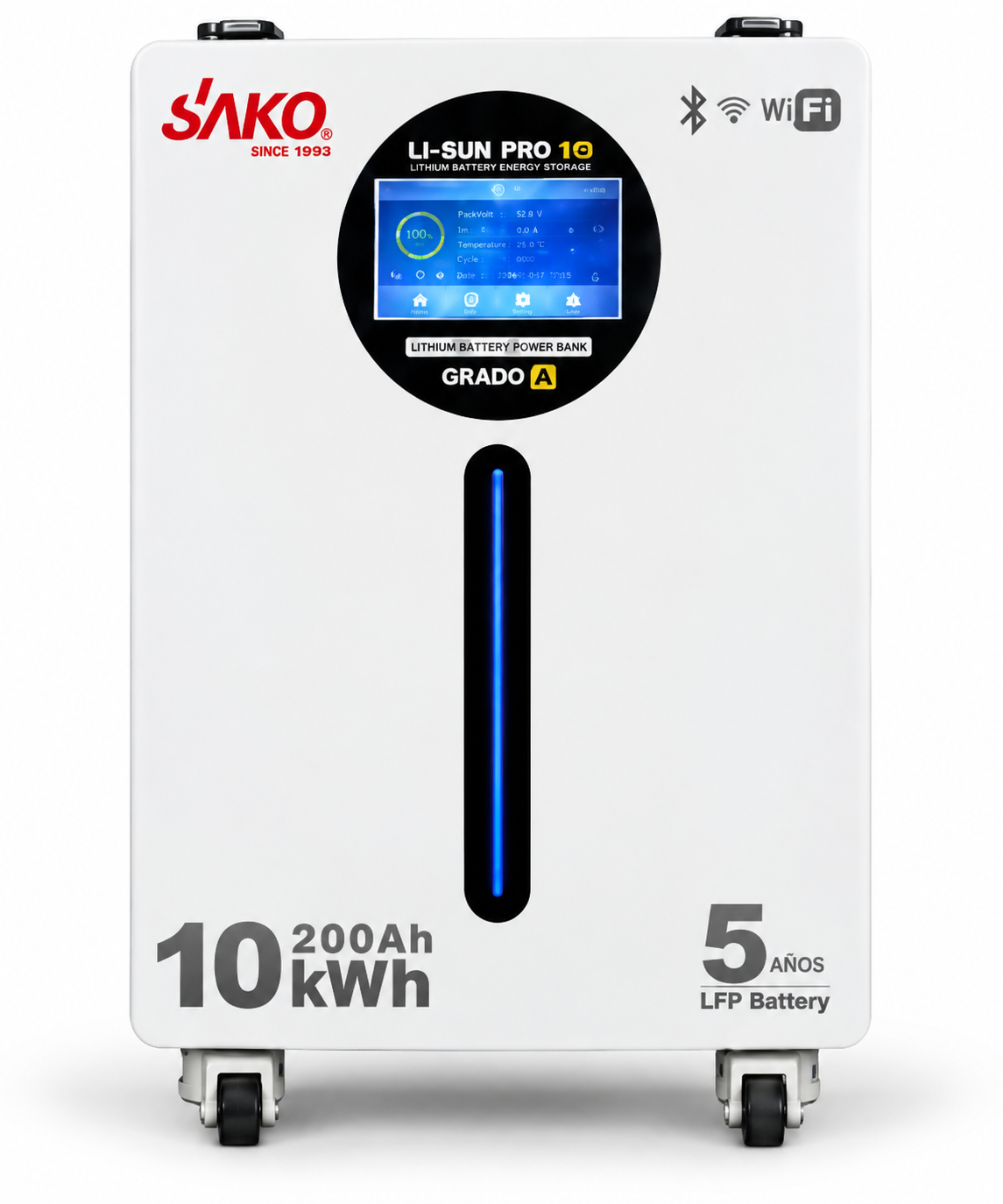 Batería de Litio SAKO 51.2V 200Ah – 10.24kWh