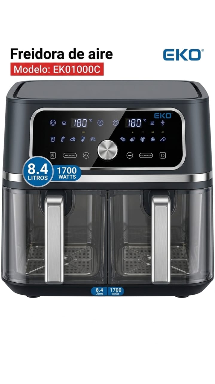 Freidora de aire doble EKO - 8.4L