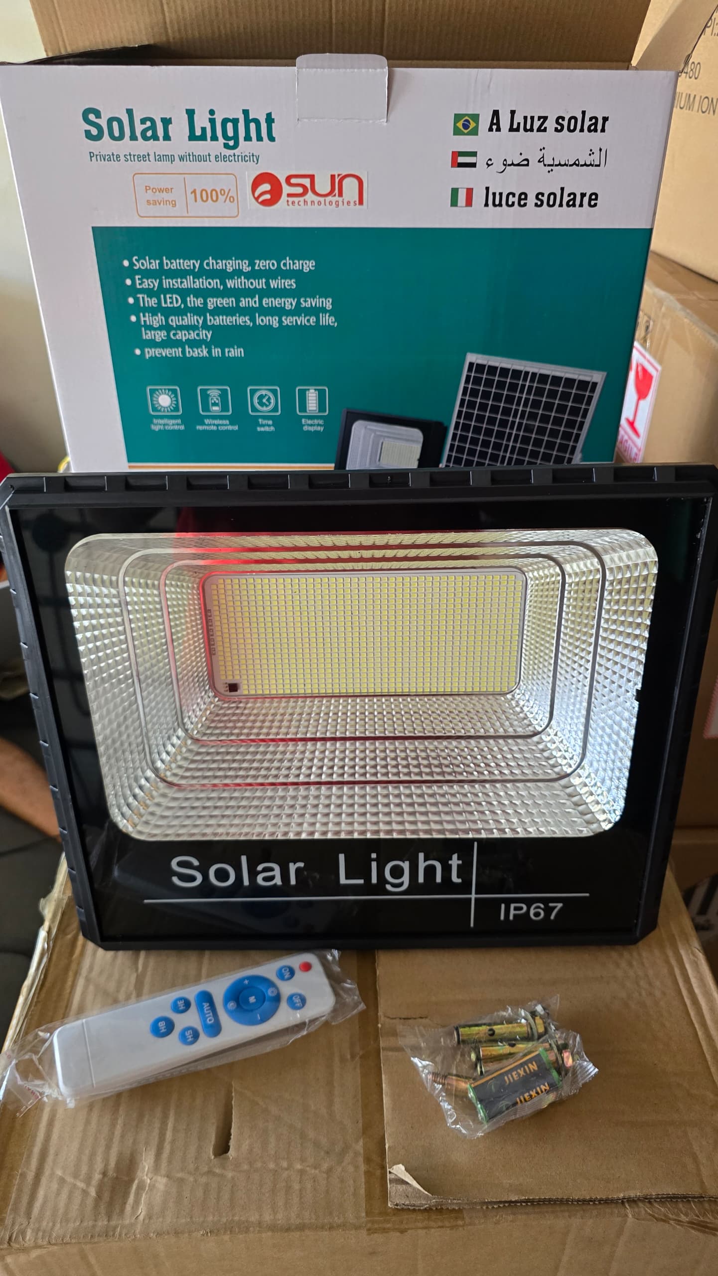 Lámpara solar de 300w SUN