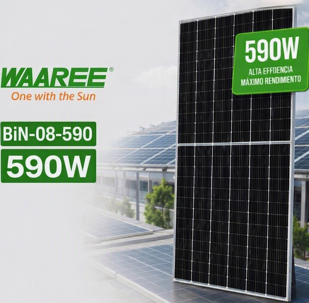 Panel Solar 590W WAAREE