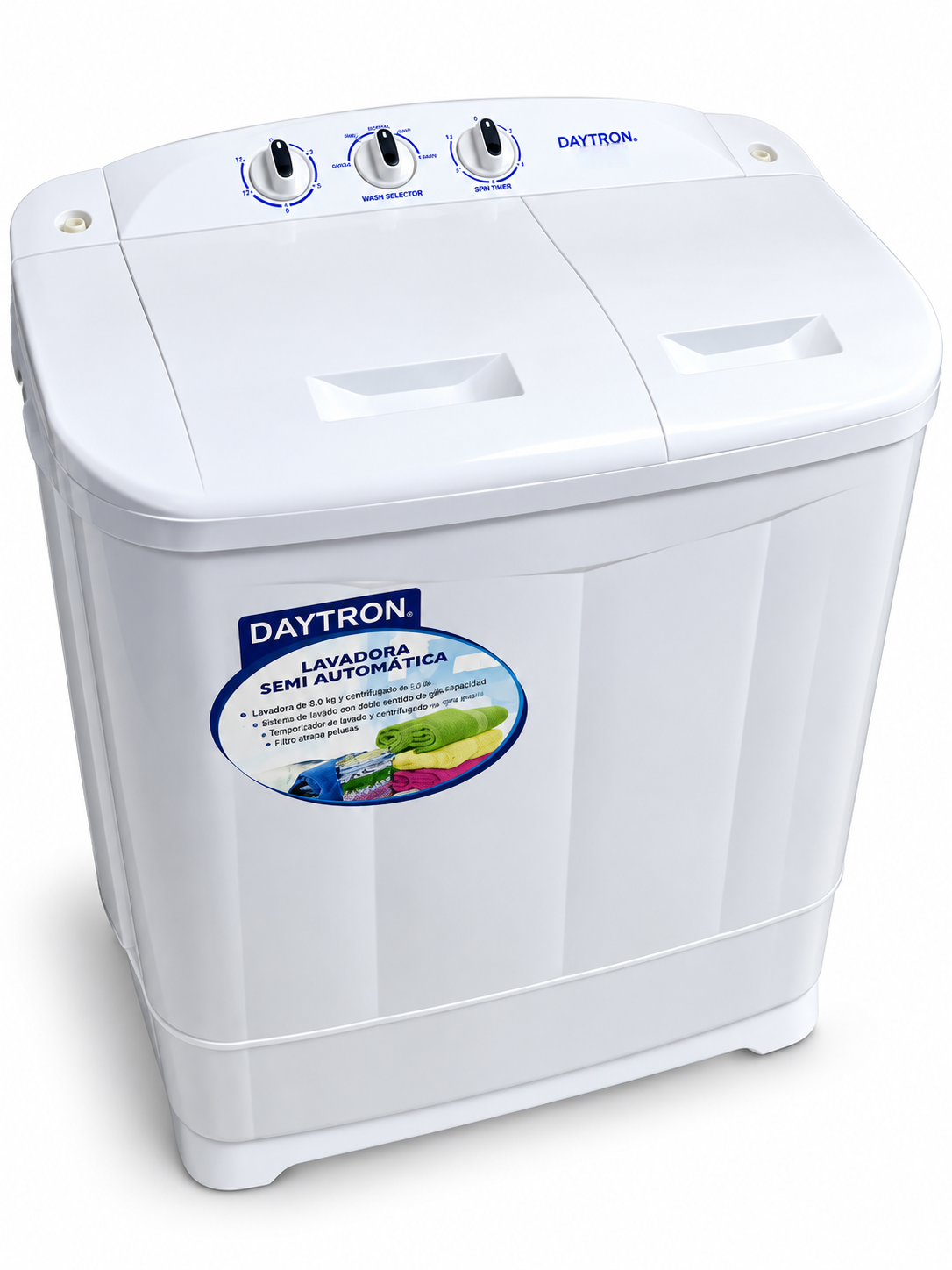 LAVADORA SEMIAUTOMÁTICA DAYTRON 6KGS