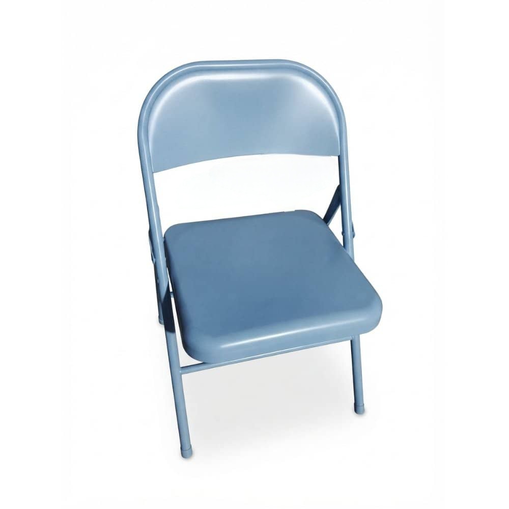 Silla Plegable Metálica Gris 7HOUSE