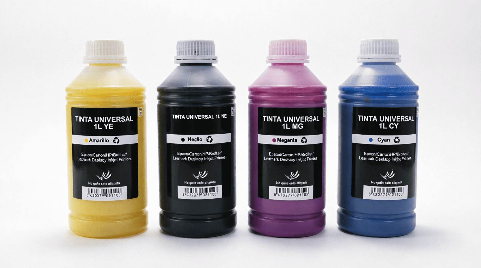 Pack de tinta universal para impresoras4×1L