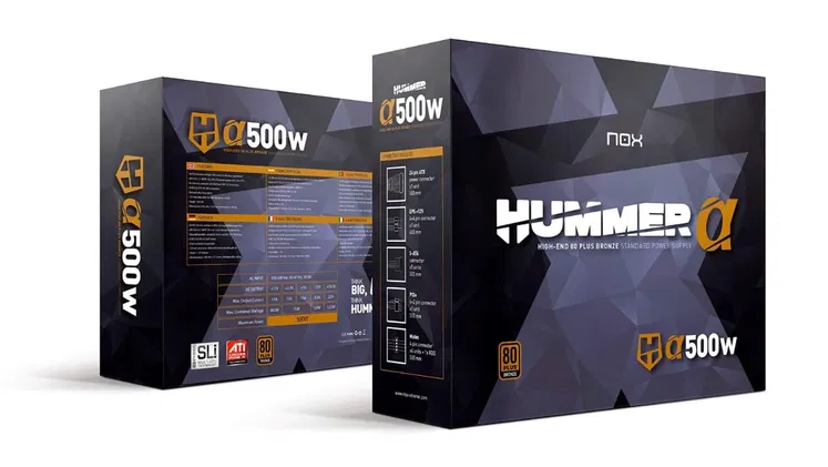 Fuente de alimentación Hummer 500W - 80 PLUS BRONZE