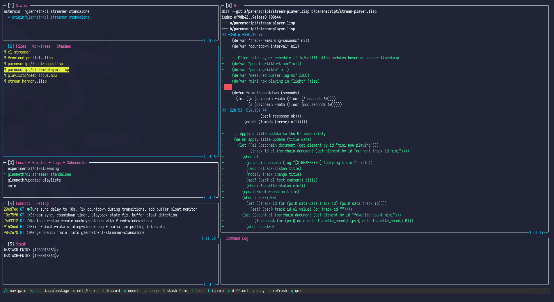 gilt TUI for git.