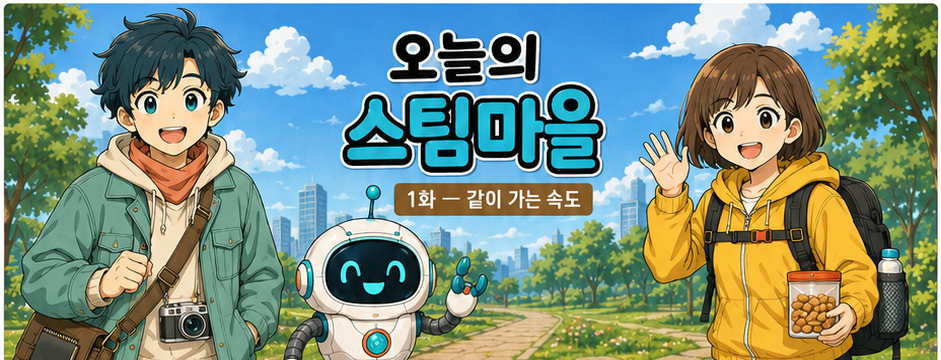 오늘의 스팀마을 1화 표지