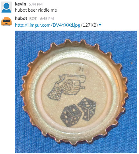 beer riddle sample interaction