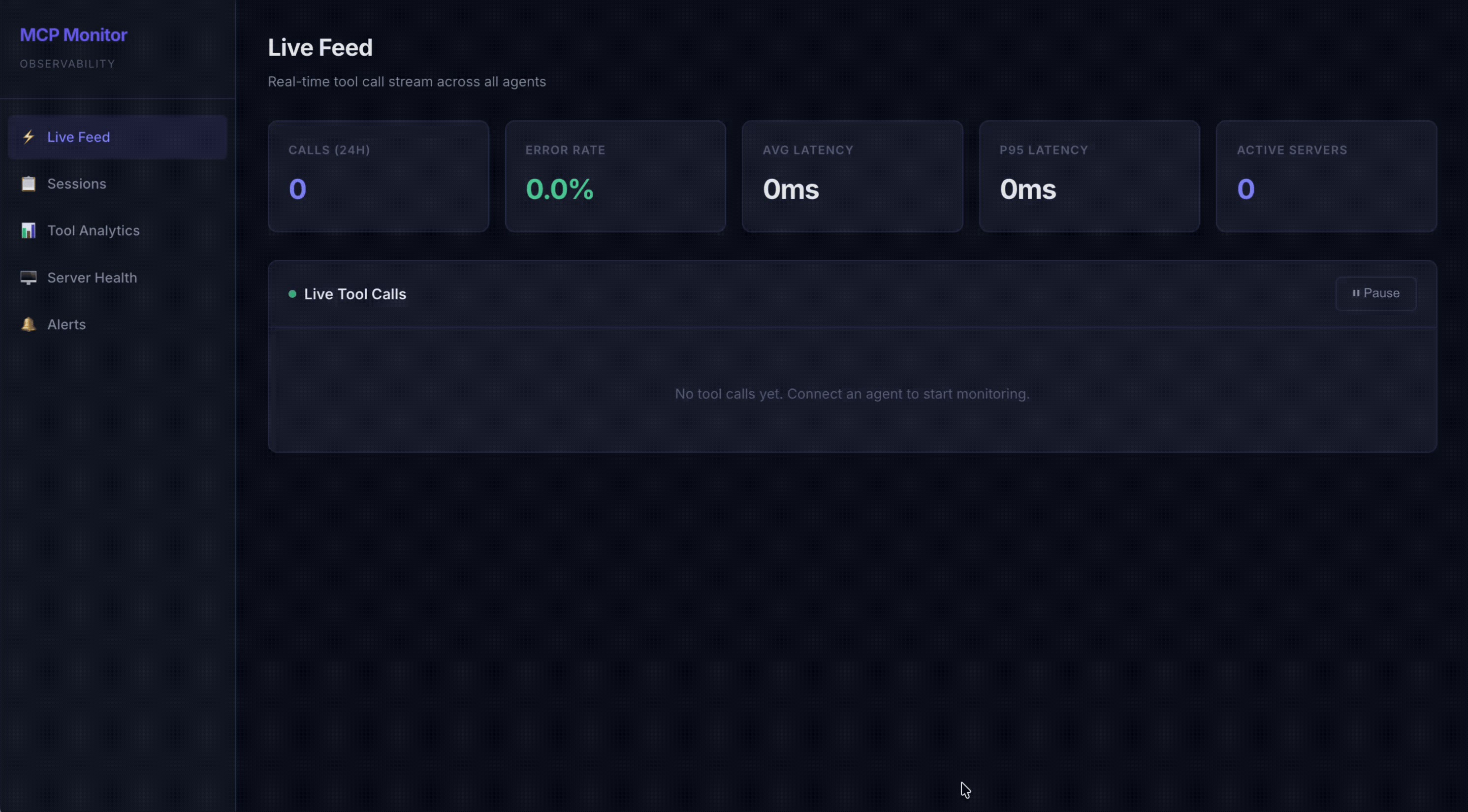 Dashboard Live Feed