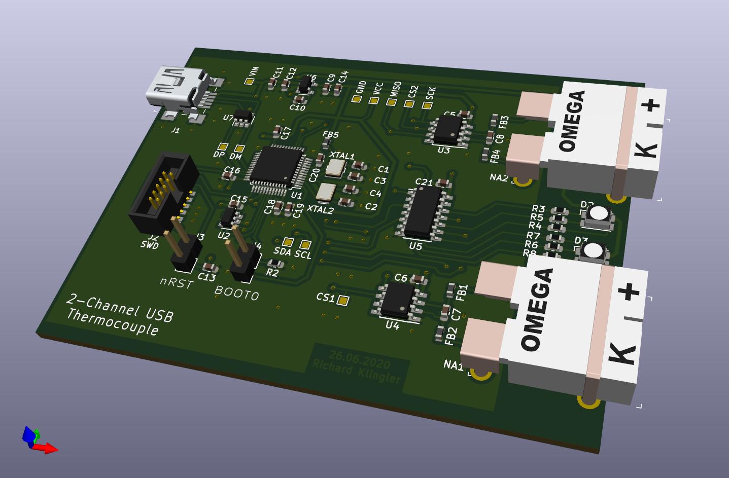 USB Thermocouple Sensor