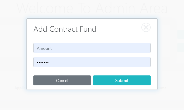 Add Contract Fund