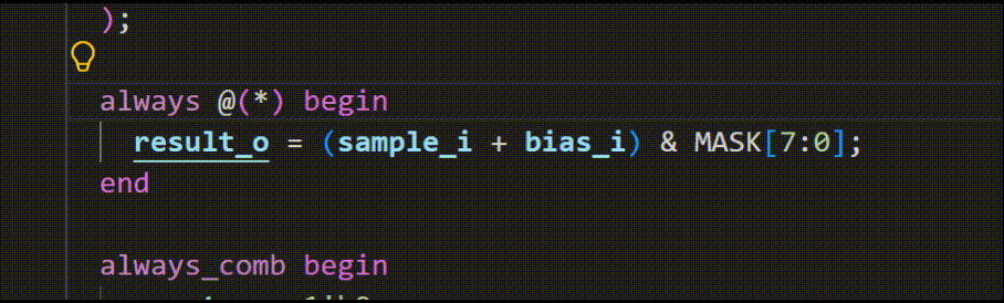 Always block conversion example