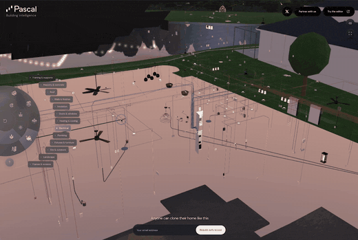 Building systems isolated with the walls hidden
