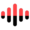 Mic channel silent — top half red