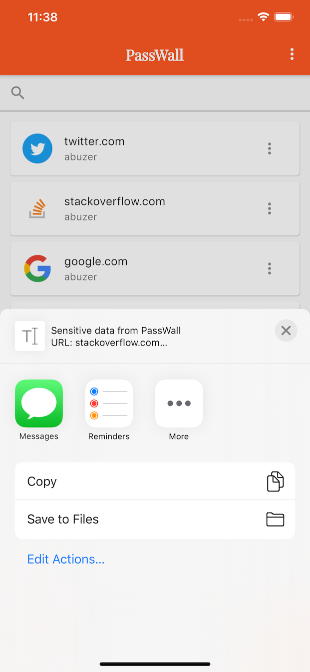 Flutter PassWall Client API