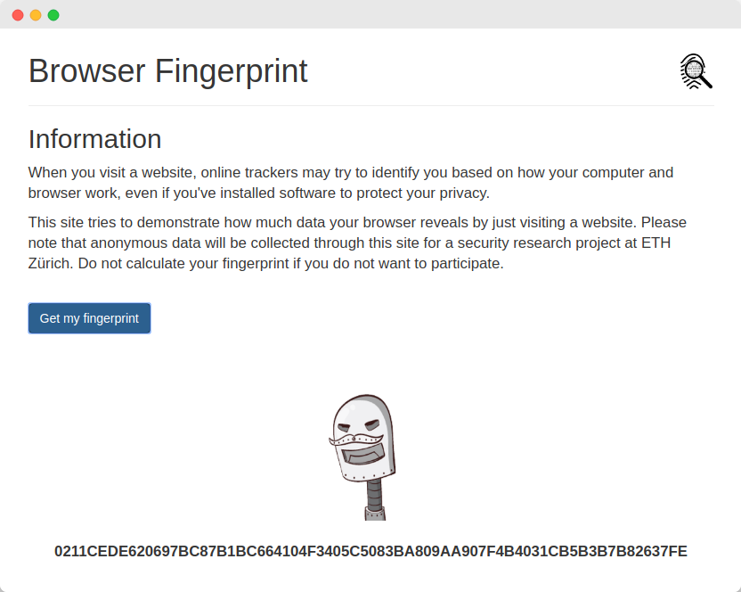 Browser Fingerprint