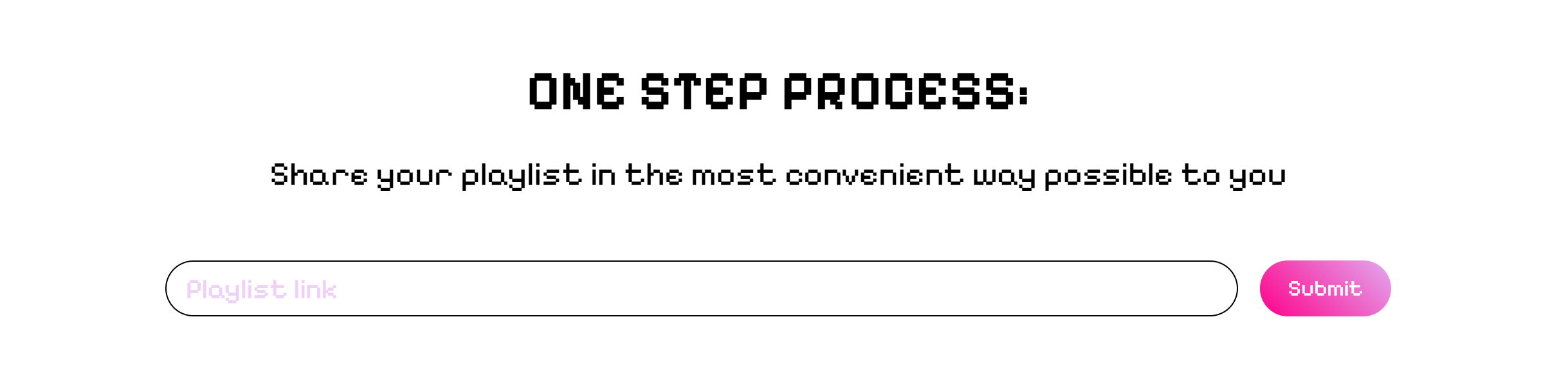 Halalify simple link input interface