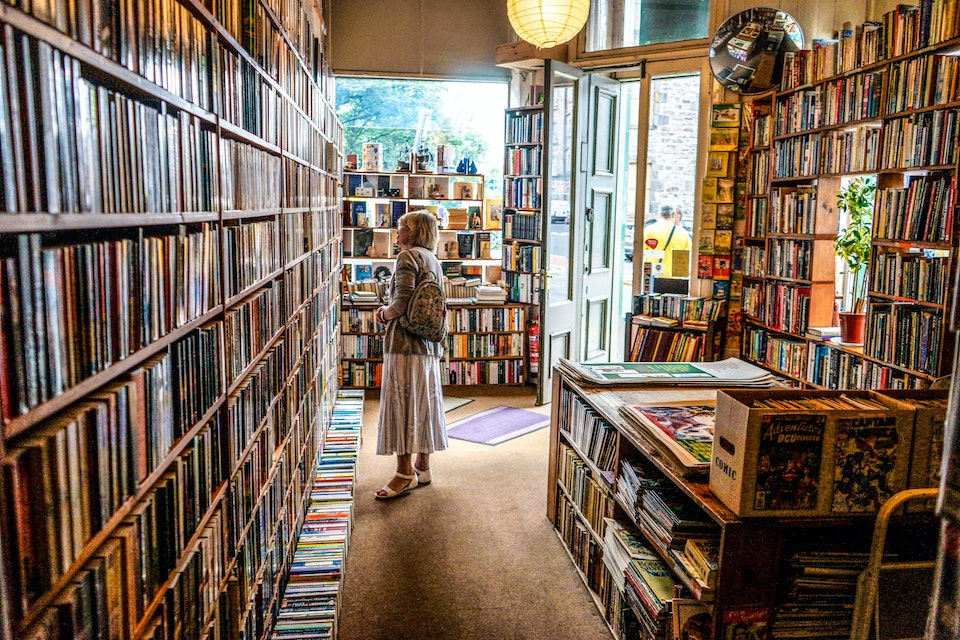 Bookstore photo by John Michael Thomson