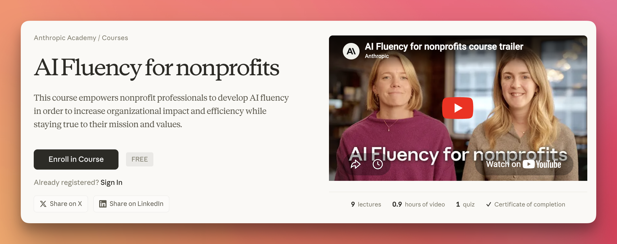 AI Fluency Nonprofits