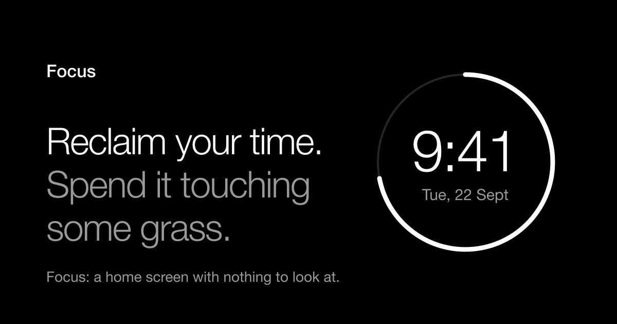 Focus: a minimalist launcher for Android