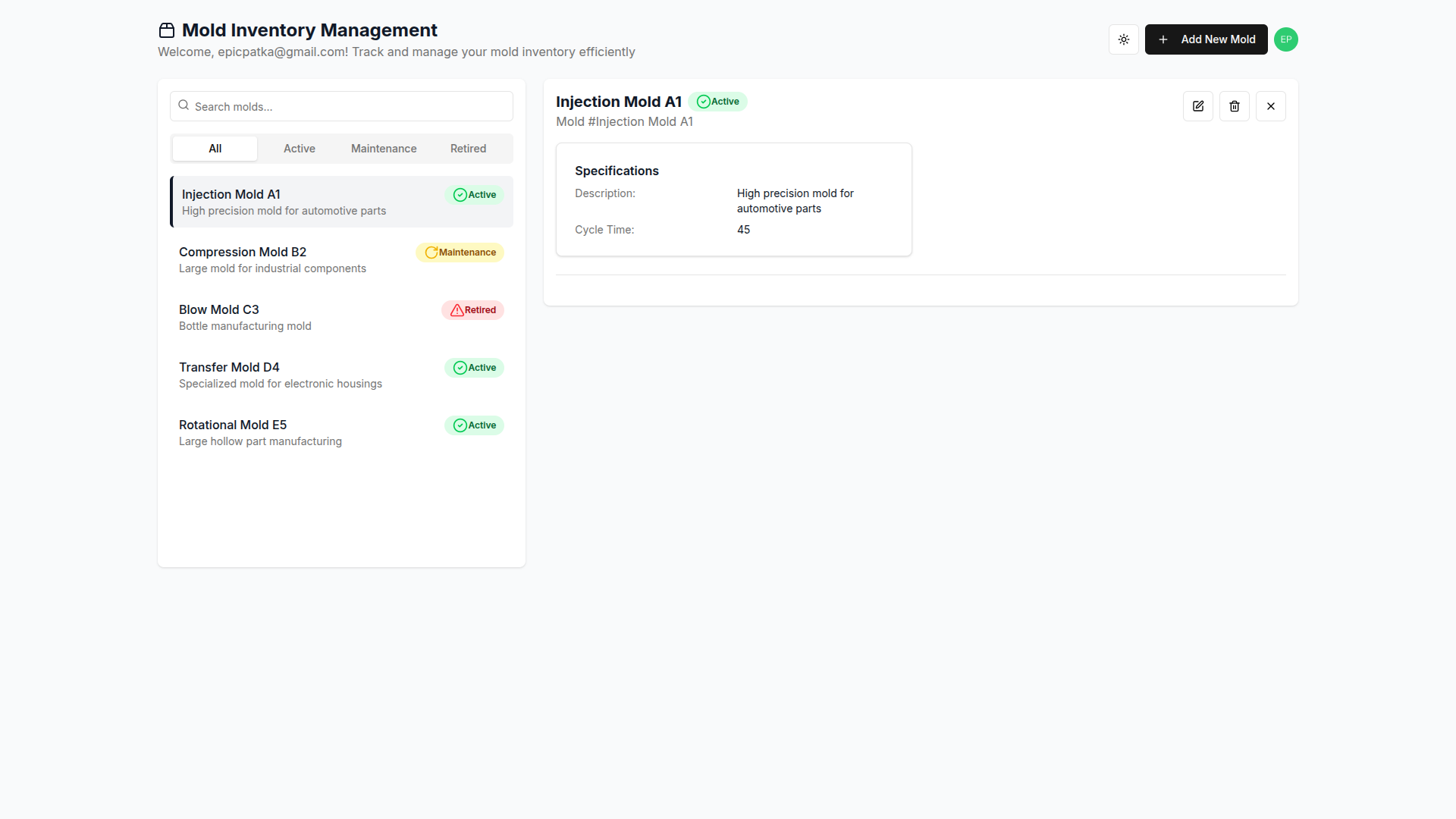 Screenshot of Light UI