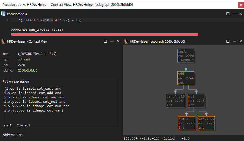 HRDevHelper context view