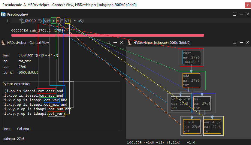HRDevHelper context view