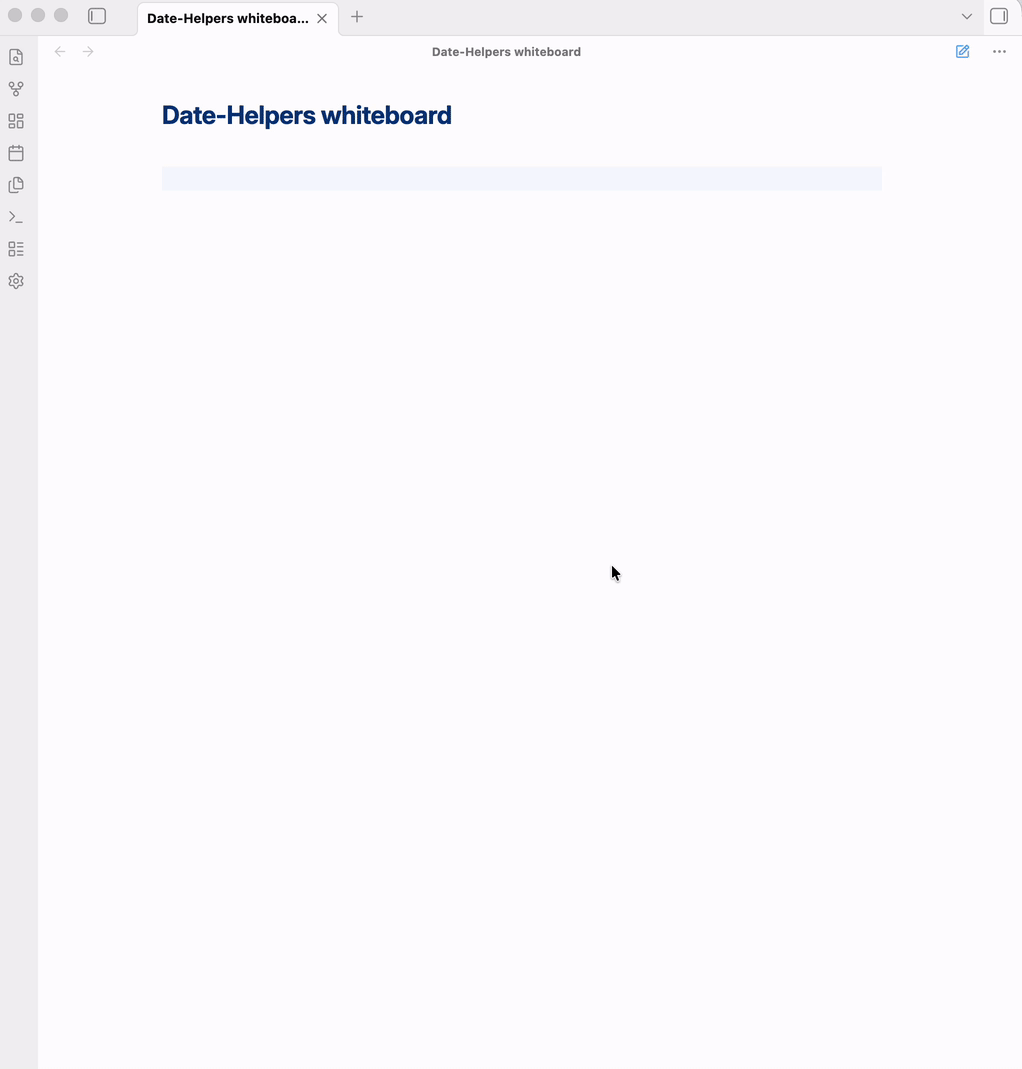 Typing "next month" updates the preview and moves the calendar
