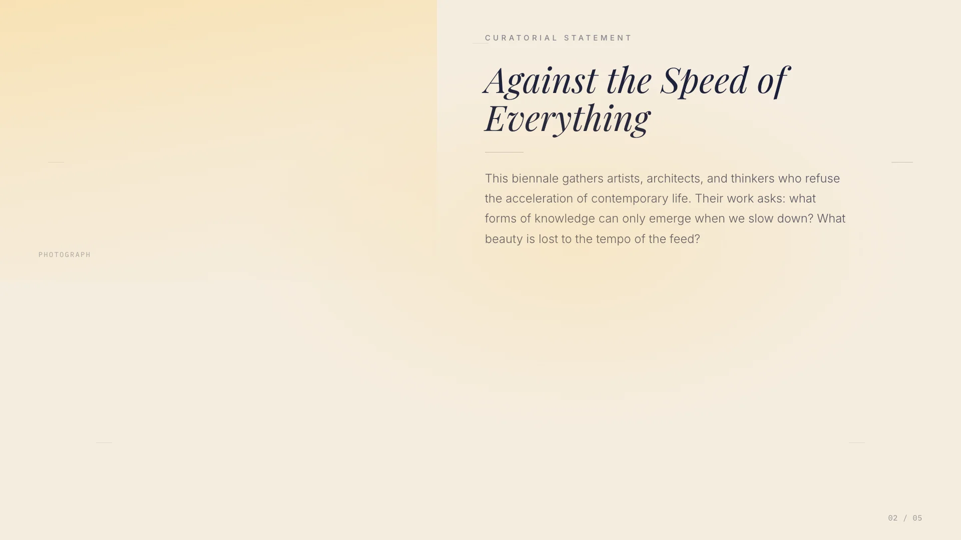 Solar Biennale Poster — Doubao-Seed-Evolving — Biennale Poster — Hero Final Frame