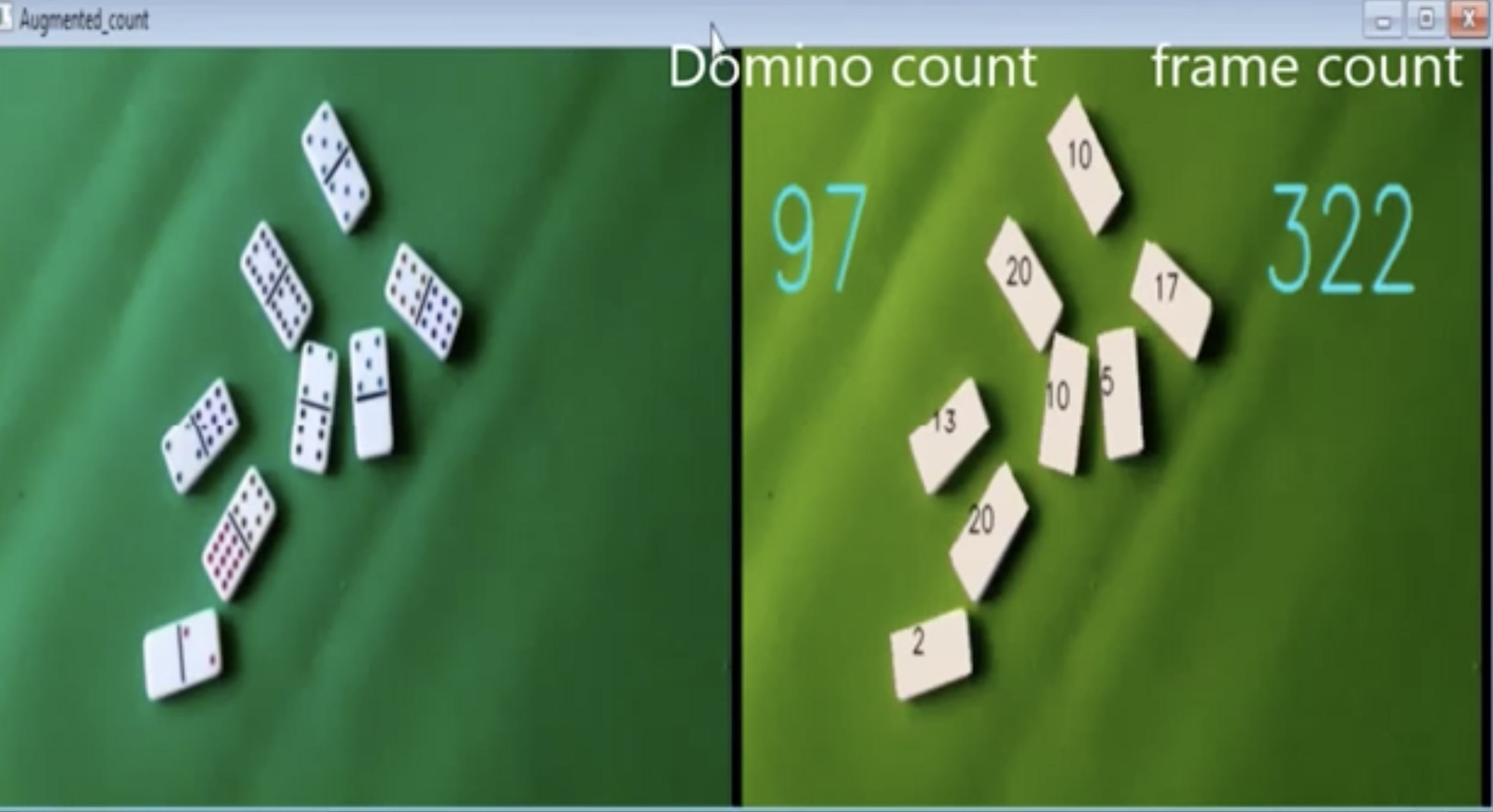 Using OpenCV to dynamically count all the points in a dominoes game ...