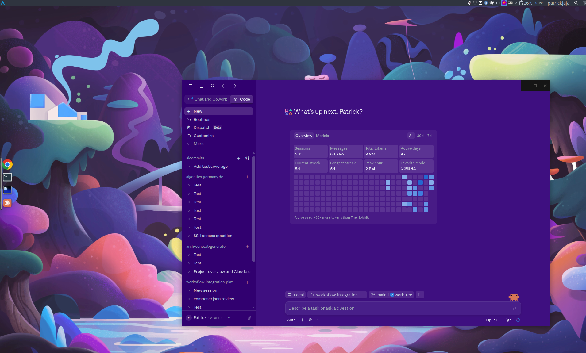 PlayStation theme with wallpaper-tinted backgrounds via matugen