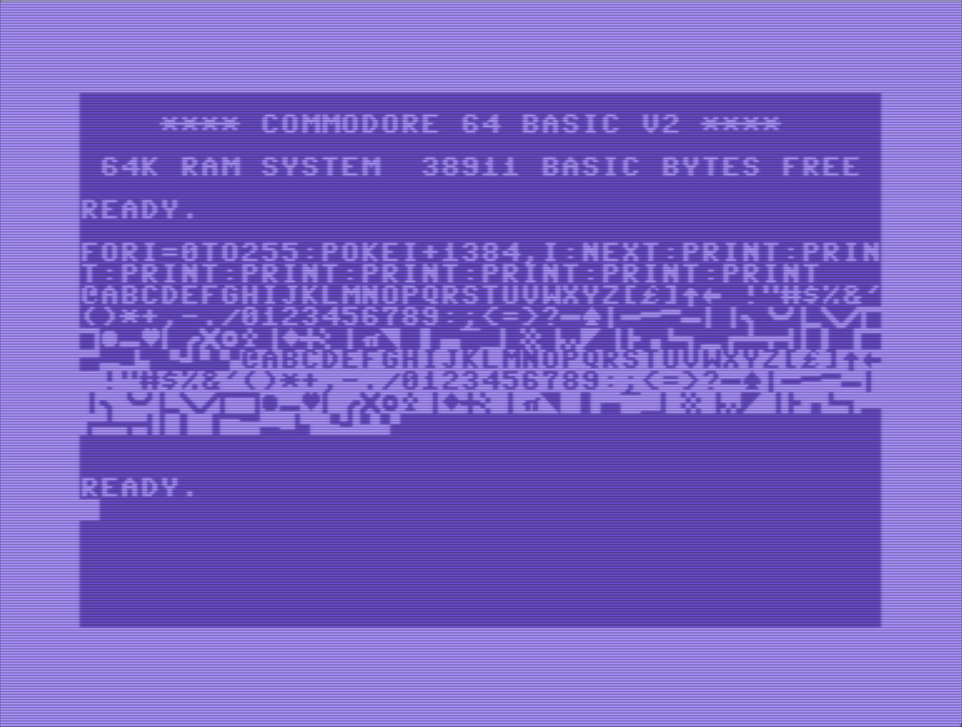 Preview of graphics mode for "c64.bin"
