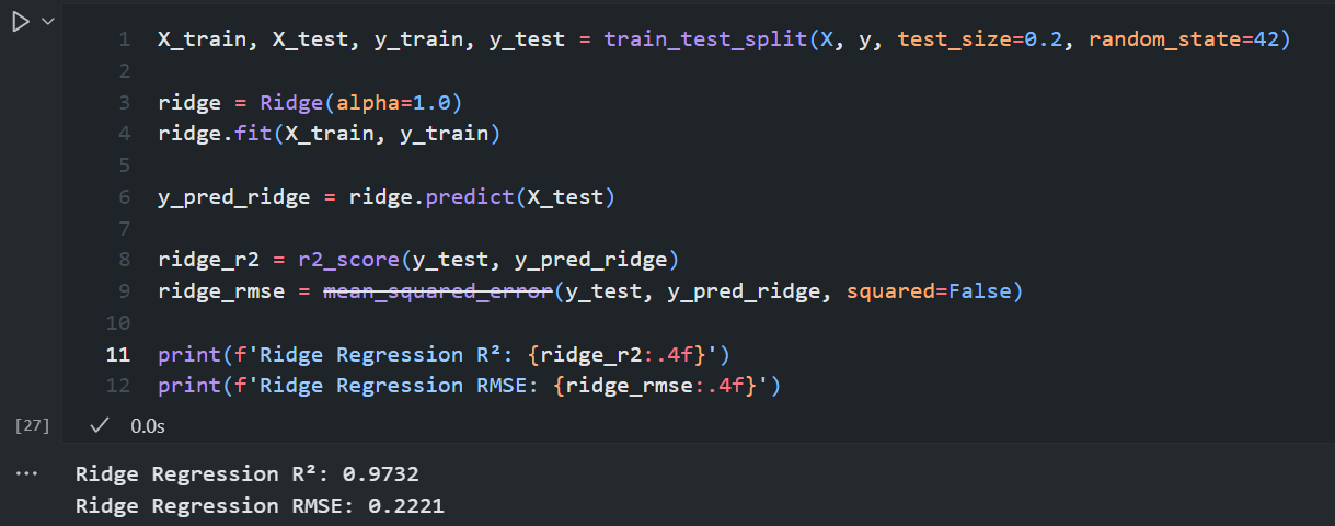 Ridge Regression