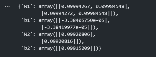 final parameters