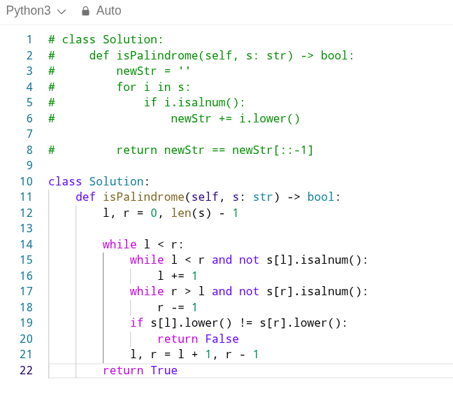Python Solution