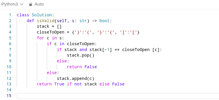 Python Solution