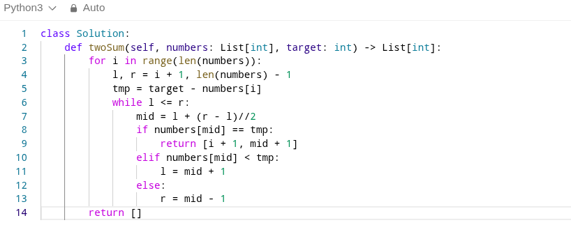 Python Solution