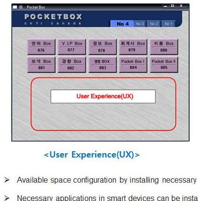 PocketBox user experience configuration, exhibit 2